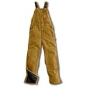 Carhartt R27 Sandstone Bib Overall - Quilt Lined&nbsp;&nbsp;