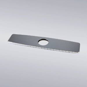 Decor Star PLATE-10C 10 Kitchen Sink Faucet Hole Cover Deck Plate Escutcheon Chrome