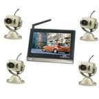 2.4GHz Receiver & 4 CMOS Wireless Cameras Security System WRC840+C-209A-4P