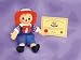 12" Raggedy Andy Doll with Certificate