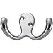 Mintcraft Chrome Double Prong Robe Hooks 23263CHB
