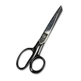 Hot Forged Carbon Steel Straight Shears, Black Handles, 3-7/8 Cut, 8 Long (ACM10260)