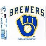 Milwaukee Brewers Window Cling Decal