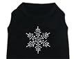 Snowflake Rhinestone Dog Shirt Size Small