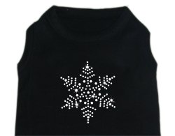 Snowflake Rhinestone Dog Shirt Size 3XL