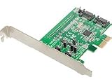 Produkt-Bild: DAWICONTROL DC-600e RAID Blister 2-Kanal SATA 6G SATA 3 RAID 0 1 JBOD Backup PCI-Express 2.0 x1 Controller LowProfile