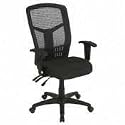 Executive High-Back Chair, Mesh Fabric, 28-1/2"x28-1/2"x45, BK (LLR86200) Category: Metal Office Chairs