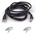 Belkin A3L791-50-BLK-S 50-Foot RJ45 CAT5E Patch Cable, Snagless Molded (Black)