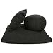 Kapok Zafu, Zabuton and Support Meditation Cushion Set (3pc), Black