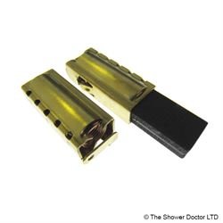 Sintech Motor Carbon Brushes (pair) - In Brass Casing 01102