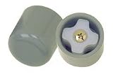 Drive Medical Deluxe Walker Glide Caps, Gray