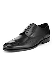 Sartorial Leather Lace Up Derby Brogue Shoes