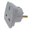 Tourist Mains Travel Adaptor, Plug Converter For UK To EU, France, Germany, S...