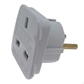 Ex-Pro Travel Adapter Converts UK Plugs Plug to 2 pin (Round) Converts - EU Europe European UK To EU, France, Germany, Spain, Schuko Europe 2 Pin. Converts UK Plugs for travel to :- Albania Algeria Angola Argenita Austria Azores Bangladesh Belgium Bolivia Bosnia Brazil Bulgaria Burkina Faso Burundi Cameroon Canary Islands Cape Verde Channel Islands Chile China Comoros Congo Croatia Cyprus Denmark Djibouti Egypt Eritrea Finland France Gabon Germany Gibraltar Greece Greenland Guadeloupe Guinea Hungary Iceland India Indonesia Iran Iraq Isle of M an Israel Italy Kazakhstan Korean Kuwait Laos Lebanon Lithuania Luxembourg Macedonia Madagascar Madeira Mali Martinique Mauritania Mauritius Monaco Morocco Mozamique Nepal Netherlands Niger Norway Pakistan Paraguay Peru Poland Portugal Romania Russian Rwanda Senegal Somalia Spain Sudan Suriname Sweden Syria Thailand Togo Tunsia Turkey Uruguay Vietnam Yugoslavia(former) Zambia