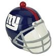 New York Giants 9" X 8-1/2" Ceramic Candy Dish/Cookie Jar - NFL Football