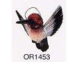 Hummingbird, Grn & Brn Ornament
