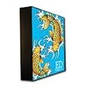 License Don Ed Hardy Gold Koi Fish Bar Neon Light Box