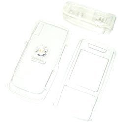 PCMICROSTORE Brand Samsung SGH-A737 A737 SGH-A736 A736 Translucent Clear Snap-On Case Cover with Removable Swivel Belt Clip
