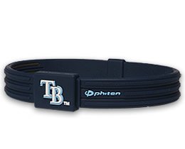 Phiten Sport Large Tampa Bay Rays Bracelet MLB X30
