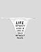 White Thong with Life without love is like a tree without fruit.