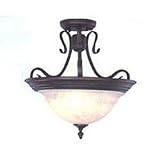 Marin 3-Light Semi-Flush Mount- Oil-Rubbed Bronze