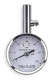 Westward 2HKY6 Tire Pressure Gauge - Dial - 60 PSI