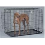 Fold Down Dog Crate - Black/Extra Large