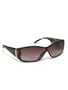 ALFANI Sunglasses Black & Yellow Tortoise Shell Aurora Thick Frame