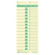 Tops Business Forms TOP1290 Job Cards- 3-.50in.x8-.50in.- Green Ink-Manila Paper