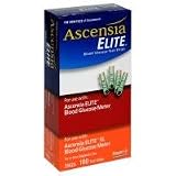 Ascensia Elite Blood Glucose Test Strips, Box of 100