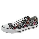 Buy Converse Chuck Taylor All Star Black White Ox | Classic Shoes Black White Neon Red by Converse