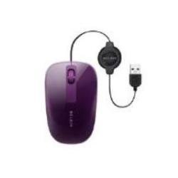 Belkin Comfort Maus mit einziehbarem Kabel aubergine Preisvergleich