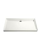 Kohler K-9928-0 Groove Acrylic Receptor 60-Inch by 36-Inch, Back Drain, White