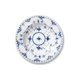 BLUE FLUTED FULL LACE RIM SOUP PLATE