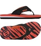 Animal Boys Jekyl All Over Print Kids Animal Flip Flops – Golden Poppy Orange
