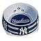 New York Yankees Dog Bowl Pet Feeding Bowl Dish - Size Large