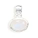 Cleversilver's Oval Rainbow Moonstone Pendant