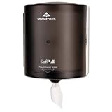 Georgia-Pacific SofPull 58205 Translucent Smoke Paper Towel Dispenser Trial Kit with 2 Rolls of Paper Towels