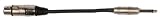 Mr Dj COXLM6 6ft Female XLR Plug to 1/4-inch Male Mono Plug – Microphone Cable