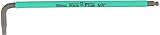 Wera Hexagon 950 SPKL L-key, BlackLaser, Ballpoint Hex Key 5/32 x 137mm L-key (Pack of 10) by Wera
