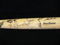 Signed Cubs, Chicago (1995) Big Stick Bat By 1995 Chicago Cubs Team