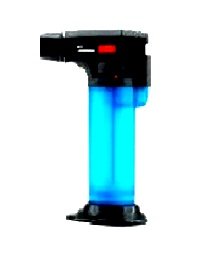 Jetflame Gas- Brenner Feuerzeug, bis zu 1300 Grad für Küche, Shisha und Freizeit! BLAU