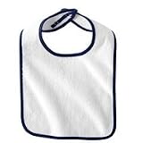 Rabbit Skins - Infant Snap Bib, Navy
