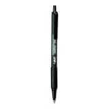 ~:~ BIC CORPORATION ~:~ Soft Feel Retractable Ballpoint Pen, Black Barrel/Ink, Fine Point, 0.20 mm