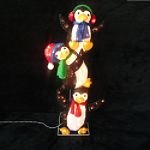 Round Tripping 48in 2D Stacked Penguin