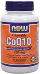 CoQ10 by NOW Foods - Antioxidants - CoQ10 (200 mg - 90 Lozenges)