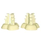 Fiesta Yellow (Newer) Pair 3 1 2 Tripod Candleholders by Fiesta