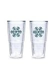 Tervis Tumblers - Snowflake - Blue - 24 oz Big T - set of 2 - B000Z4EV4W