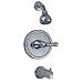 CHRM TUB/SHOWER FAUCET 1HDL