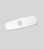 Grohe 07.552.L00 10 Euro Escutcheon - White (Pictured in Chrome)